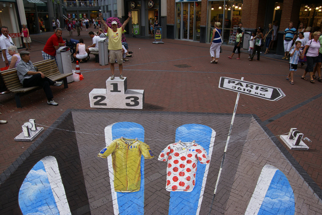 Street painting en 3D du tour de France !