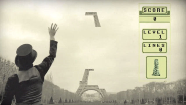 Les 125 ans de la Tour Eiffel en mode Tetris