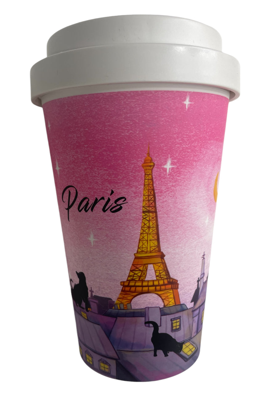 Eco-Friendly Travel Mug Souvenirs Paris