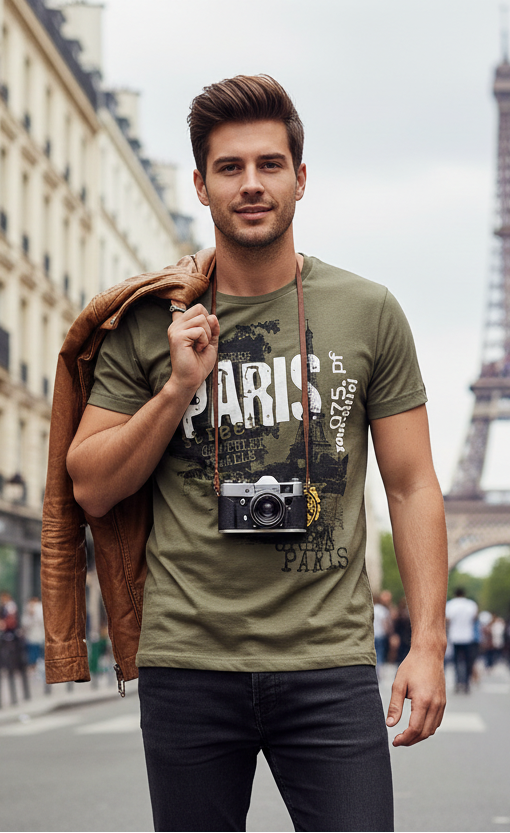 T-shirt Torre Eiffel Paris 75