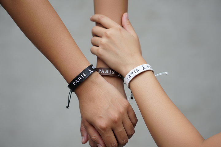 Bracelet Paris Tour Eiffel cuir réglable