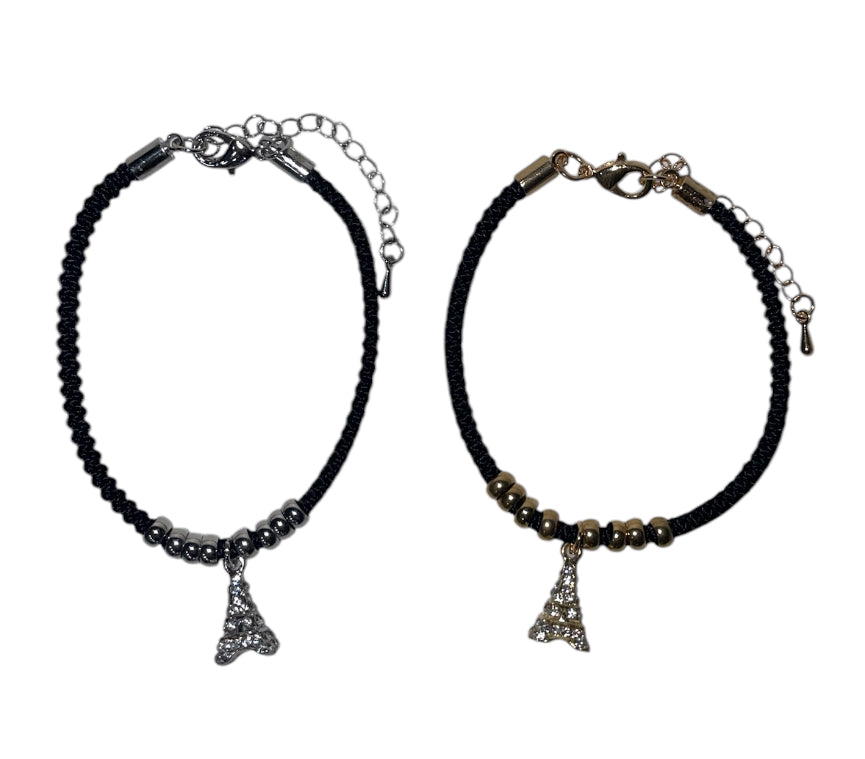 Bracelet Tour Eiffel Strass – Doré ou Argenté