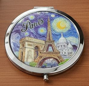 Espelho Van Gogh A noite estrelada monumentos de Paris