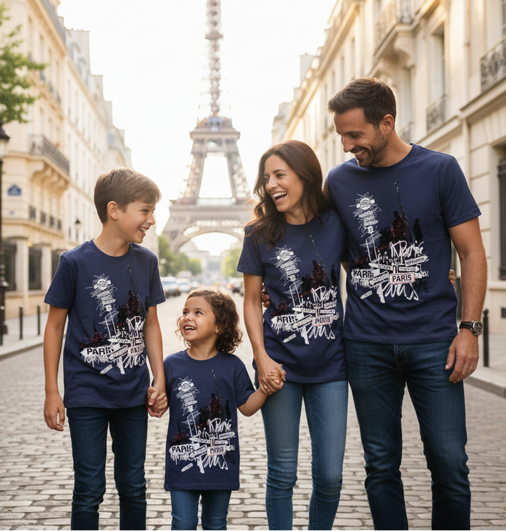 T-shirt "Direções em Paris"