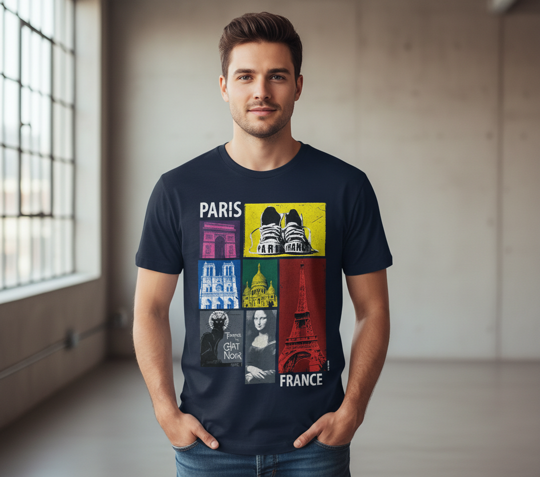 Camiseta da Marinha Paris França