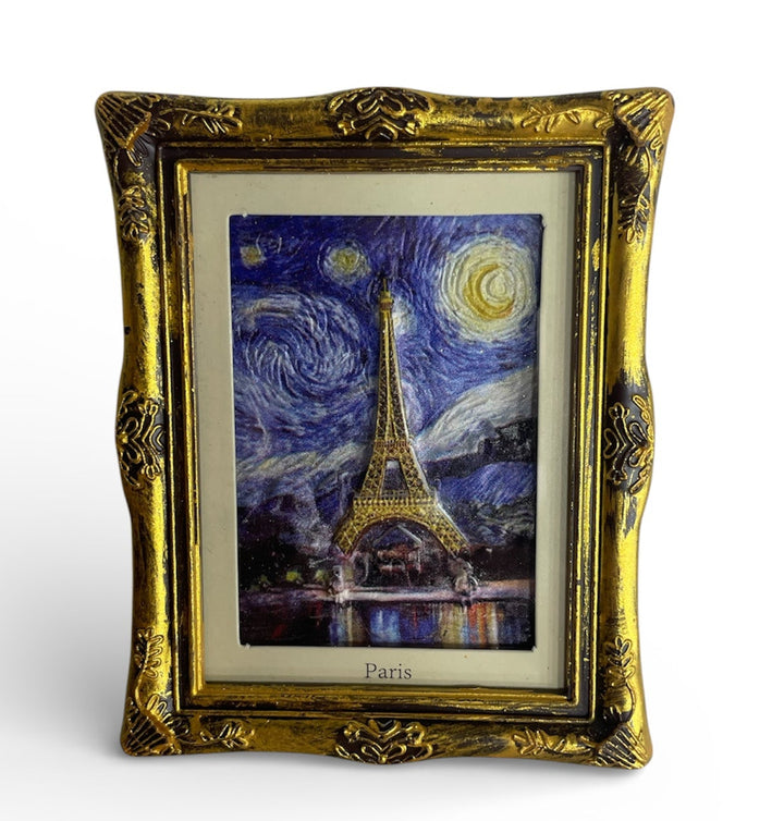 Magnet Van Gogh et Tour Eiffel avec support