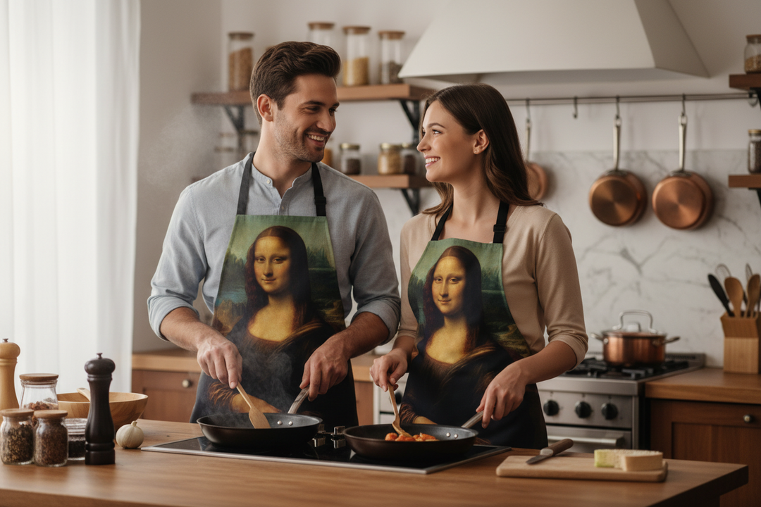 Kitchen Apron Mona Lisa La Joconde