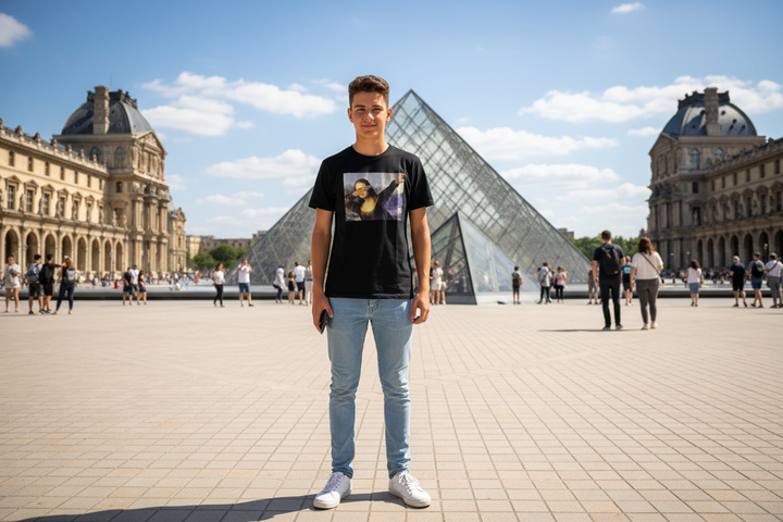 Camiseta La Gioconda Dab Mona Lisa Dabbing baile