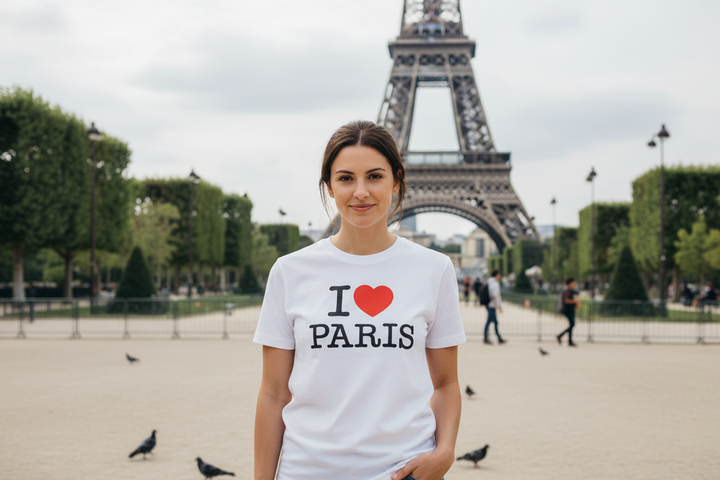 T-shirt I love Paris