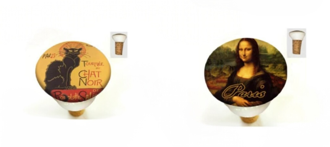 Bouchon de bouteille en liège souvenir de Paris