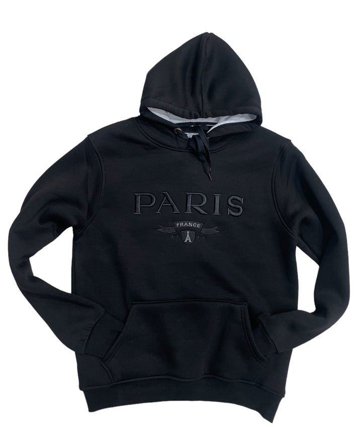 Sudadera Torre Eiffel París Negra
