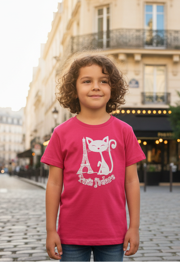 Camiseta Niña Paris J'adore