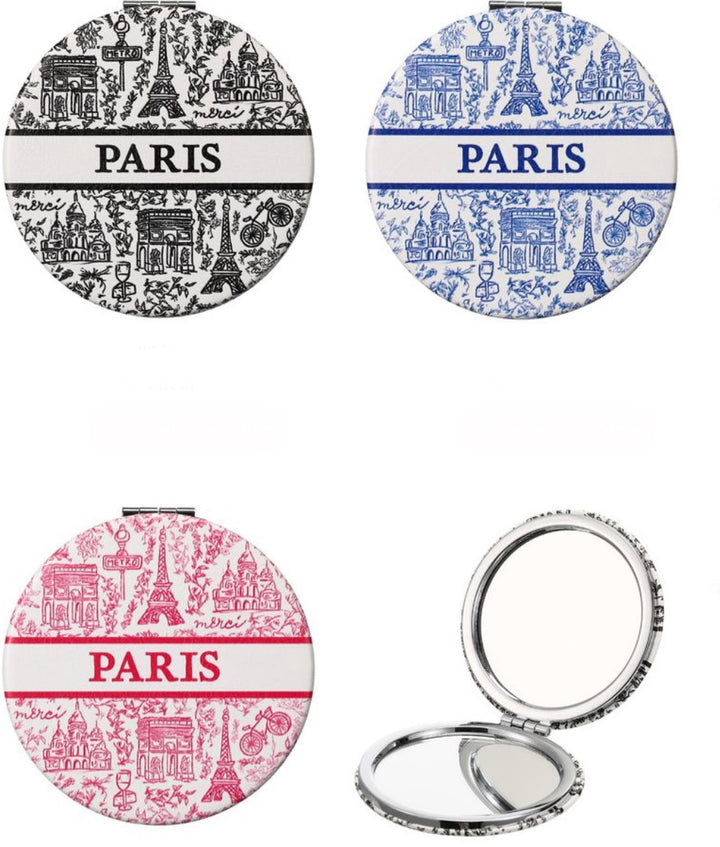 Miroirs monuments de paris noir et blanc