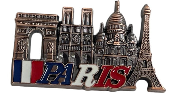 Magnet Drapeau Paris Monument