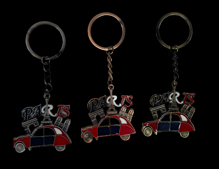 Key Ring Car Paris Monuments