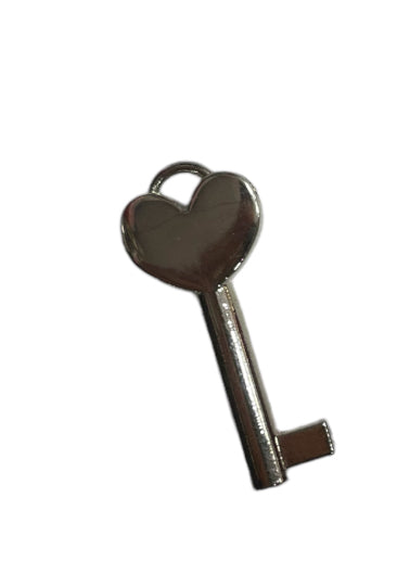 Red heart padlock with heart key