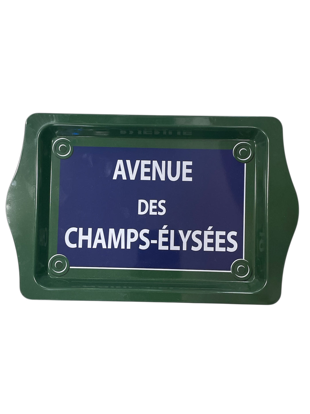 Plateaux métal souvenirs de Paris