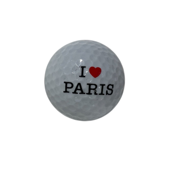 Balle de golf I love Paris