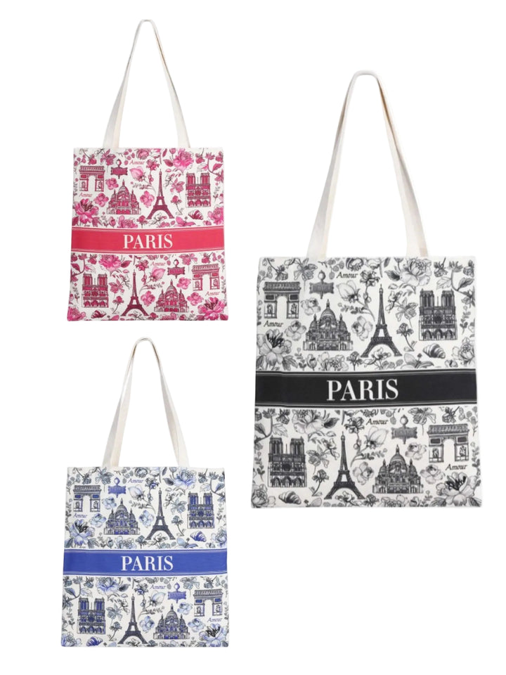 Bag souvenir of Paris with monuments