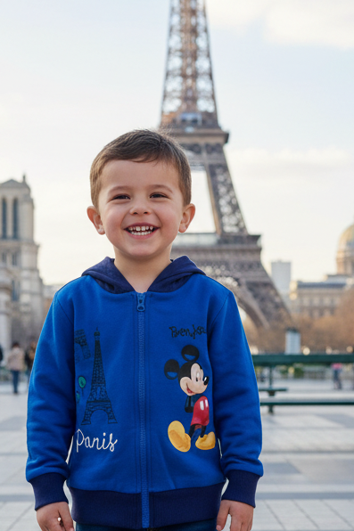 Mickey Mouse sweatshirt Eiffel Tower