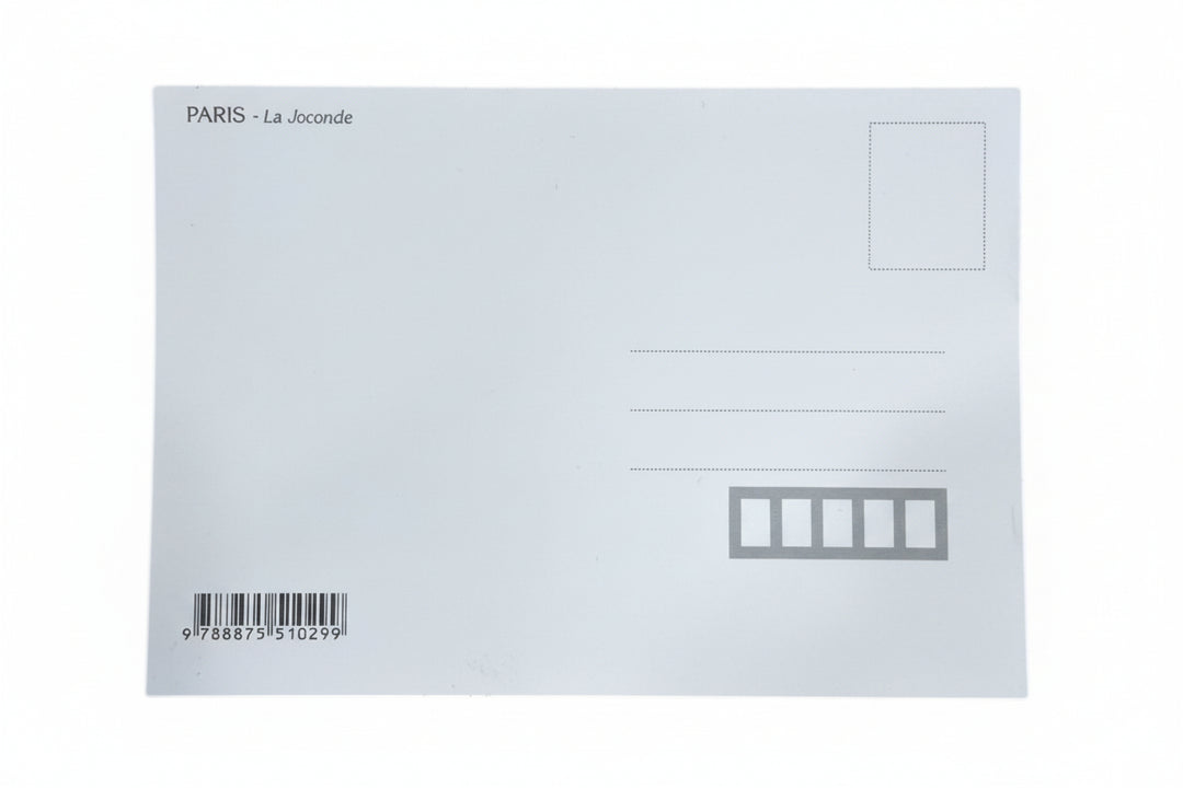 Tarjeta postal la joconde