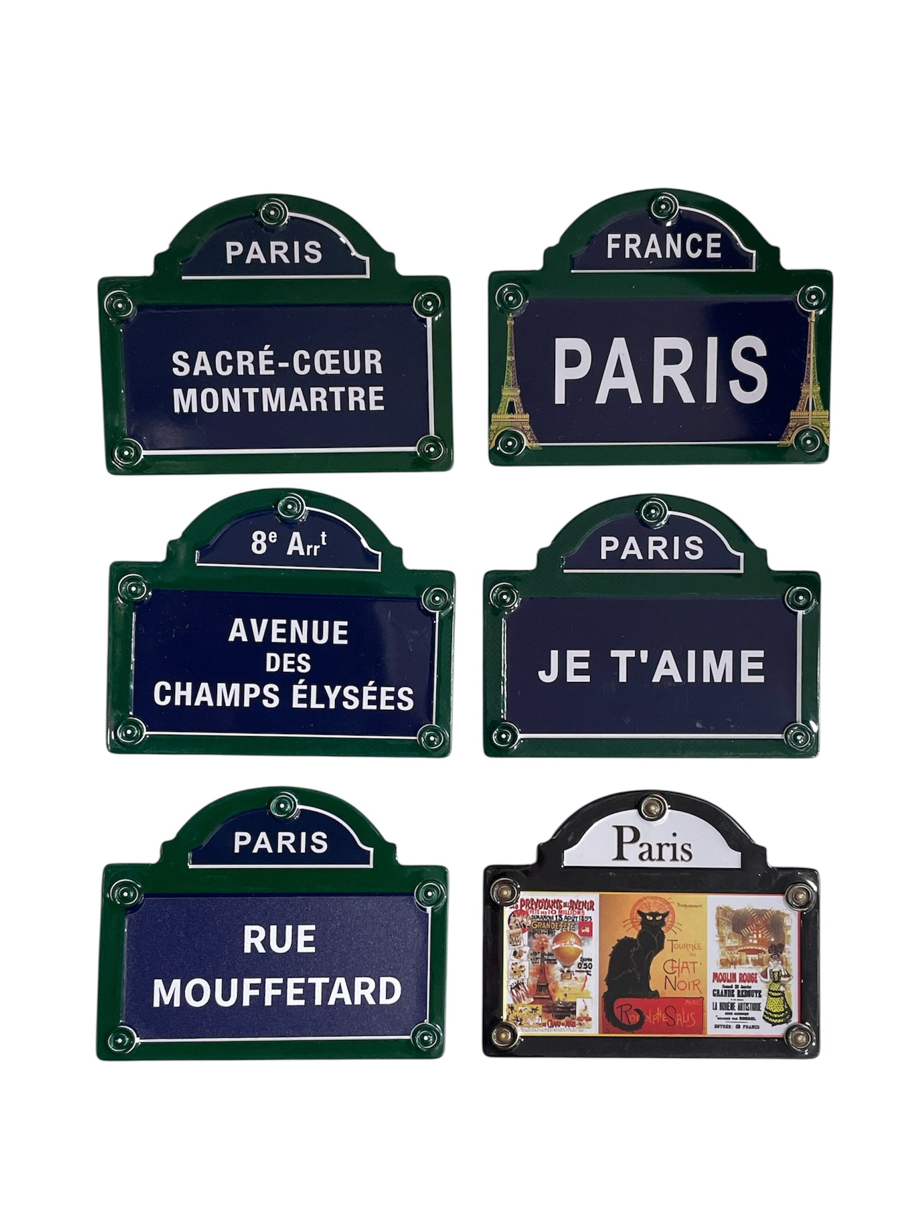 Street sign magnet souvenir of Paris metal – Souvenir Paris