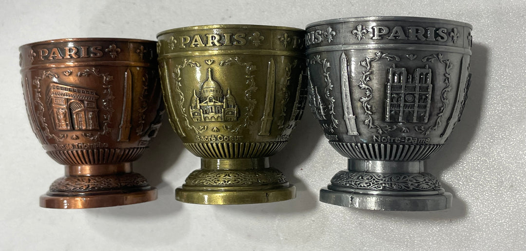 Metal shot glass, Paris souvenirs