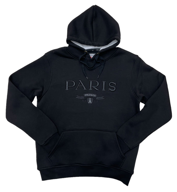 Sudadera Torre Eiffel París Negra