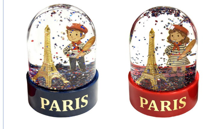 Boule de neige Tour Eiffel Parisienne ou Parisien