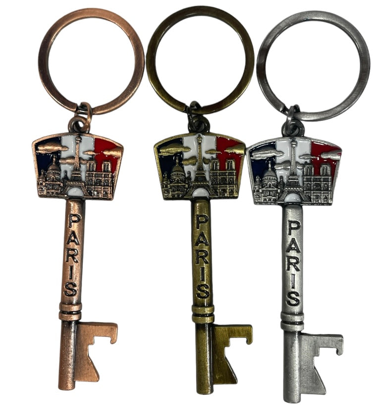 Chaveiros de Paris em formato de chave