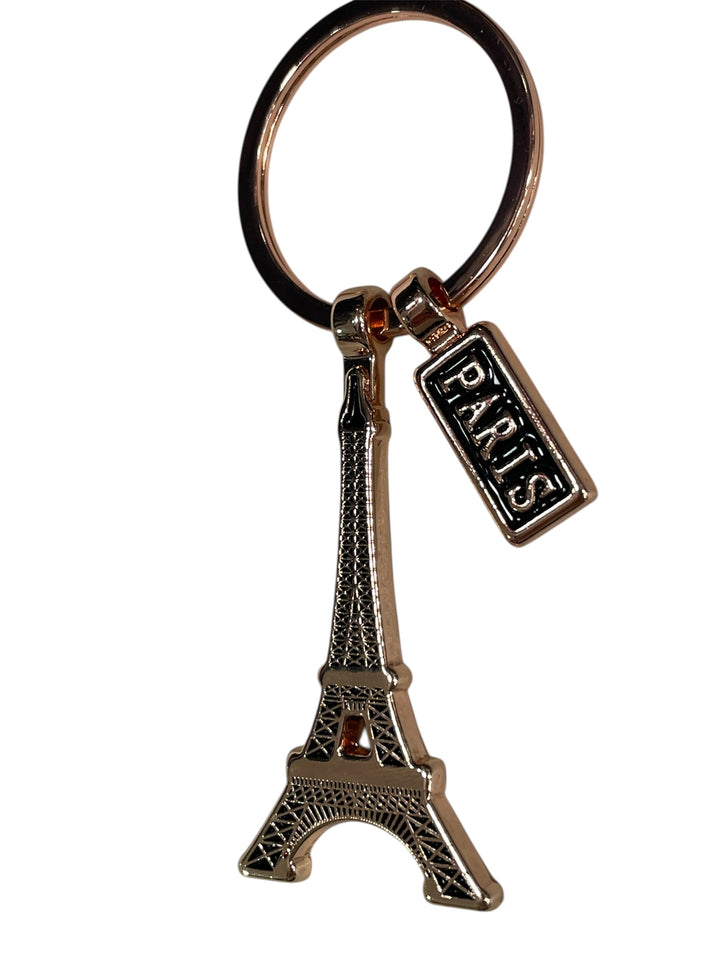 Porte clés Tour Eiffel luxe Paris métal rose