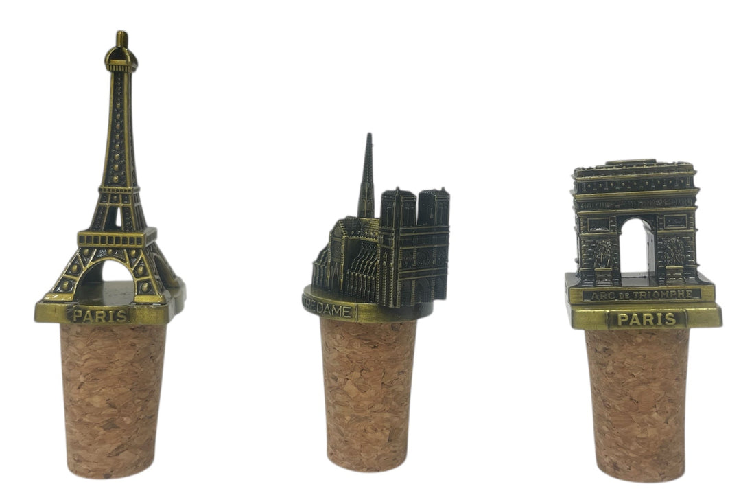 Bouchon de bouteille en liège monuments souvenir de Paris