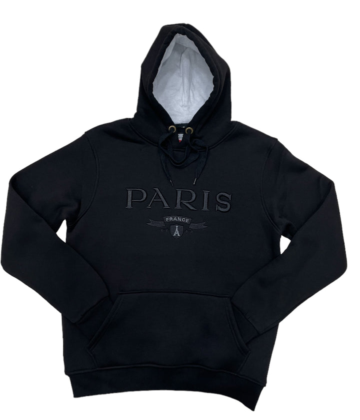 Sudadera Torre Eiffel París Negra