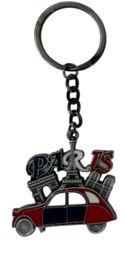 Key Ring Car Paris Monuments