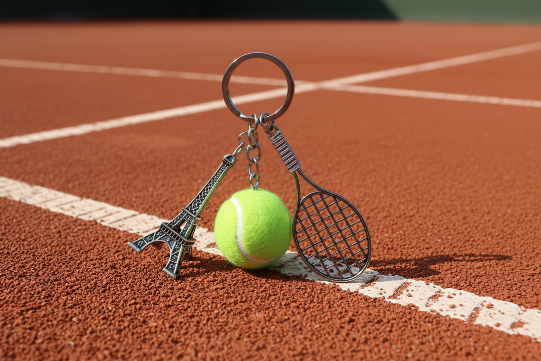 Chaveiro de tênis Torre Eiffel