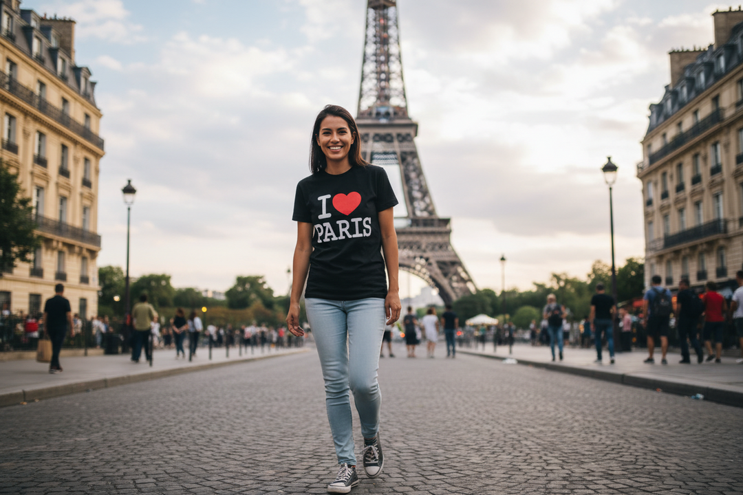 T-shirt I love Paris