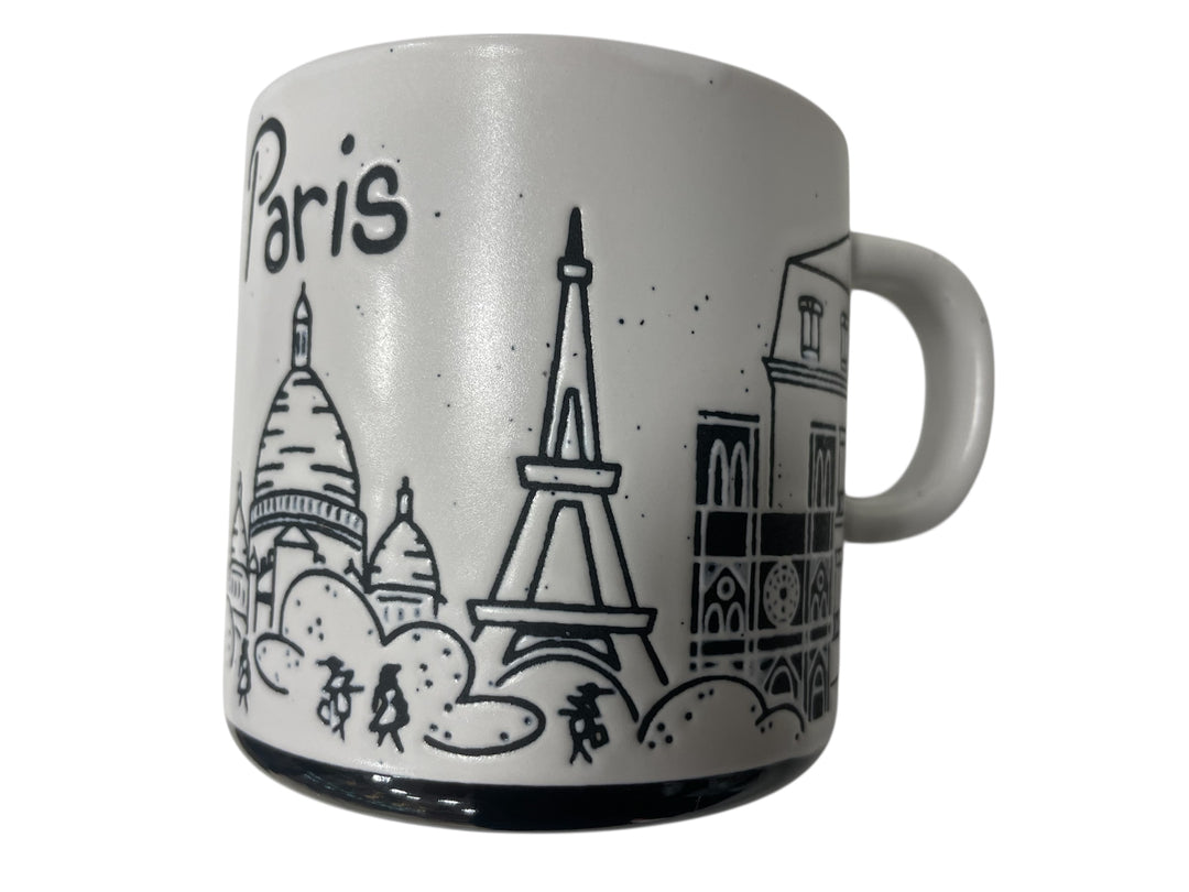 Mug souvenir of Paris engraved monuments