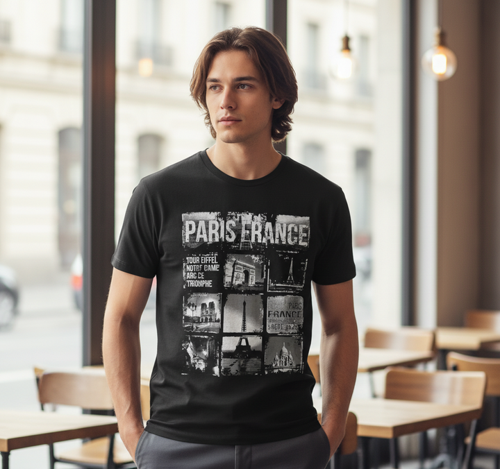 Camiseta com foto de Paris França