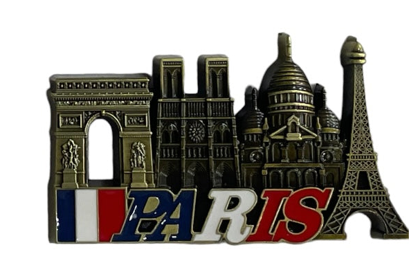 Magnet Drapeau Paris Monument