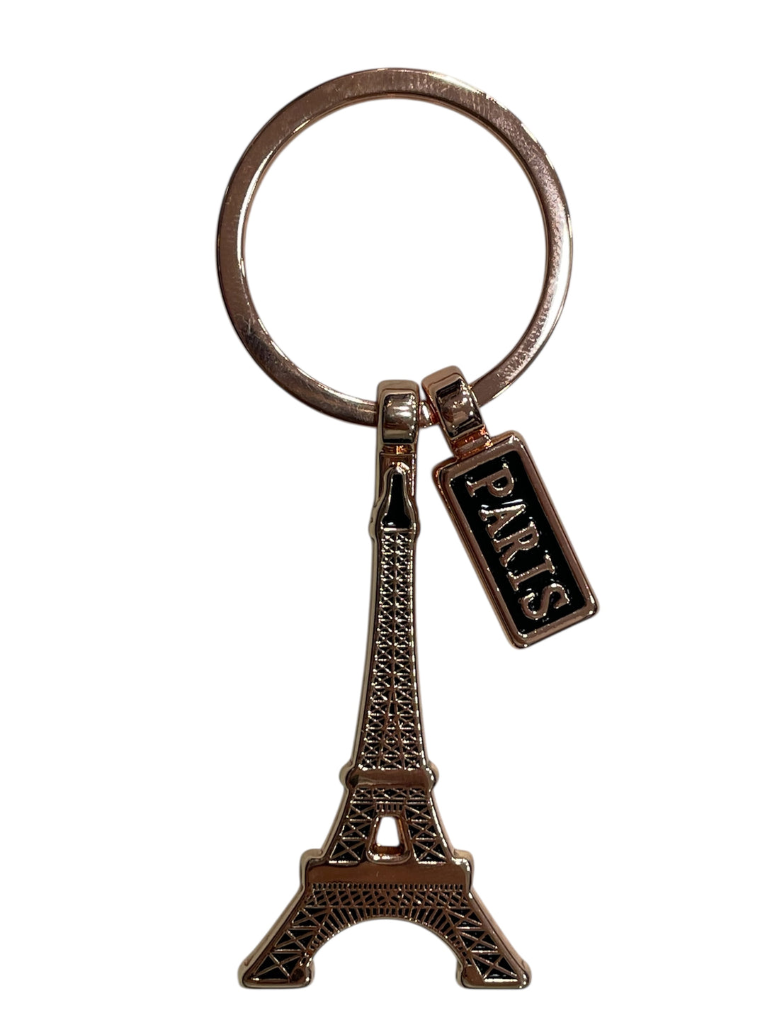 Porte clés Tour Eiffel luxe Paris métal rose