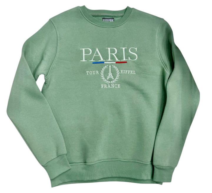 Moletom Paris França Verde