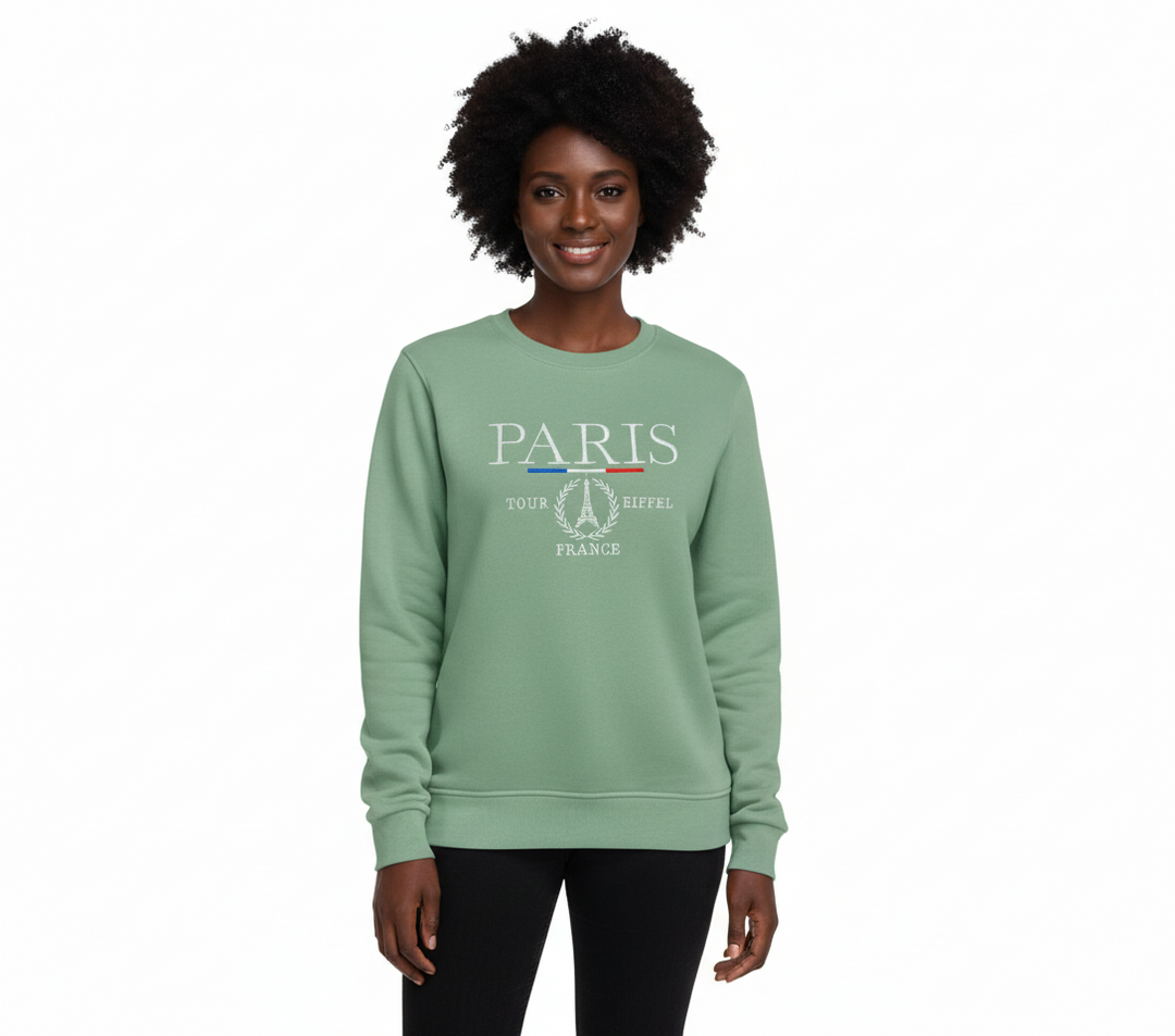 Moletom Paris França Verde