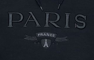 Sudadera Torre Eiffel París Negra