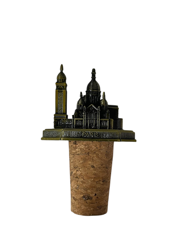 Bouchon de bouteille en liège monuments souvenir de Paris