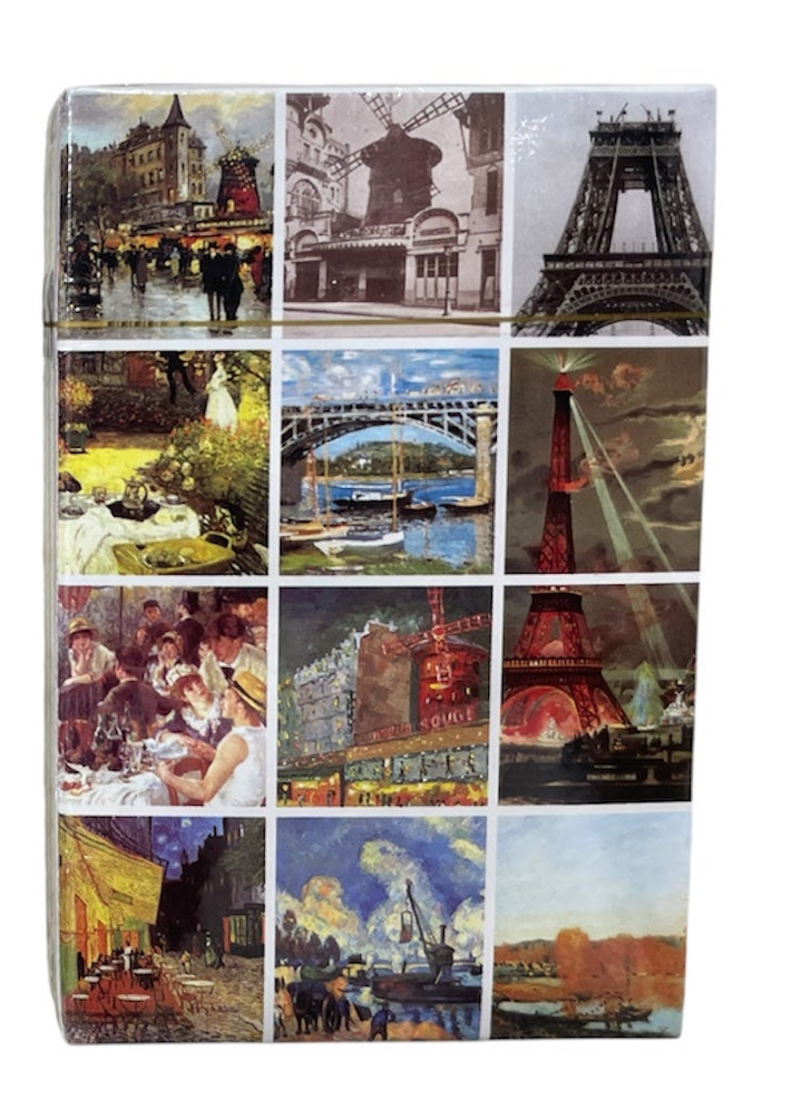 Jeu de cartes peintres et monuments de Paris