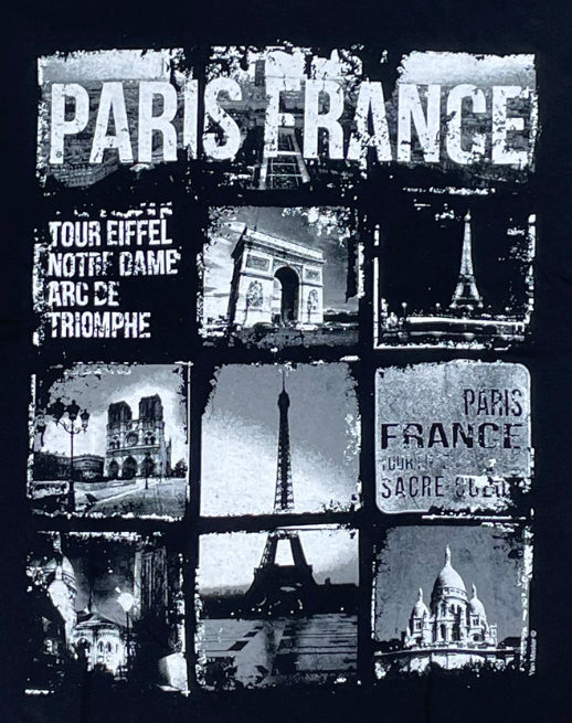 Paris France photo t-shirt