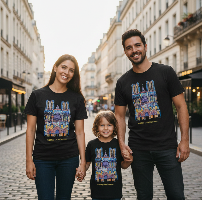 Camiseta Notre-Dame de Paris