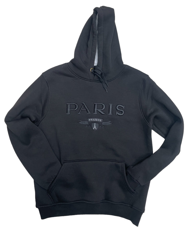 Sudadera Torre Eiffel París Negra