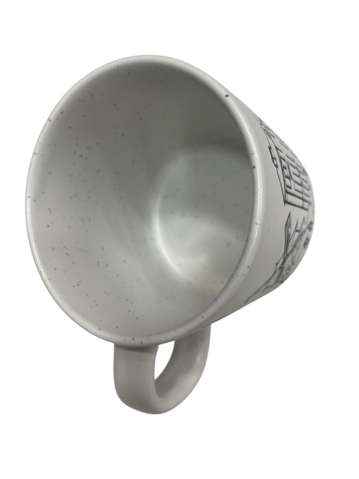 Mug souvenir of Paris engraved monuments
