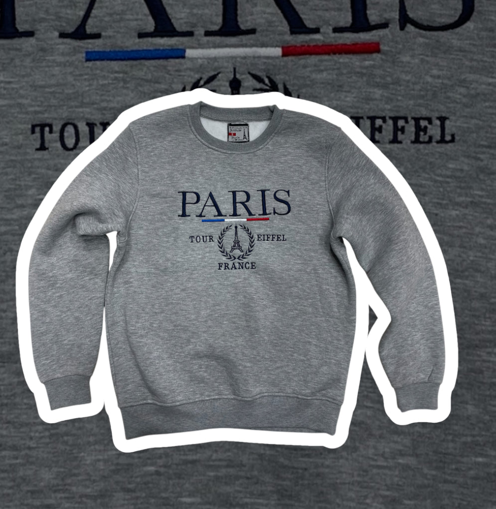 Moletom Paris Torre Eiffel Cinza